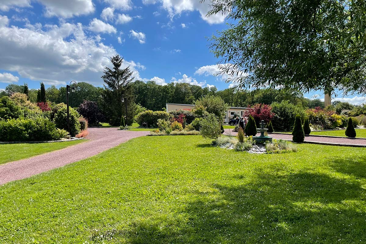 Vue panoramique sur le parc du Domaine de la Forêt
