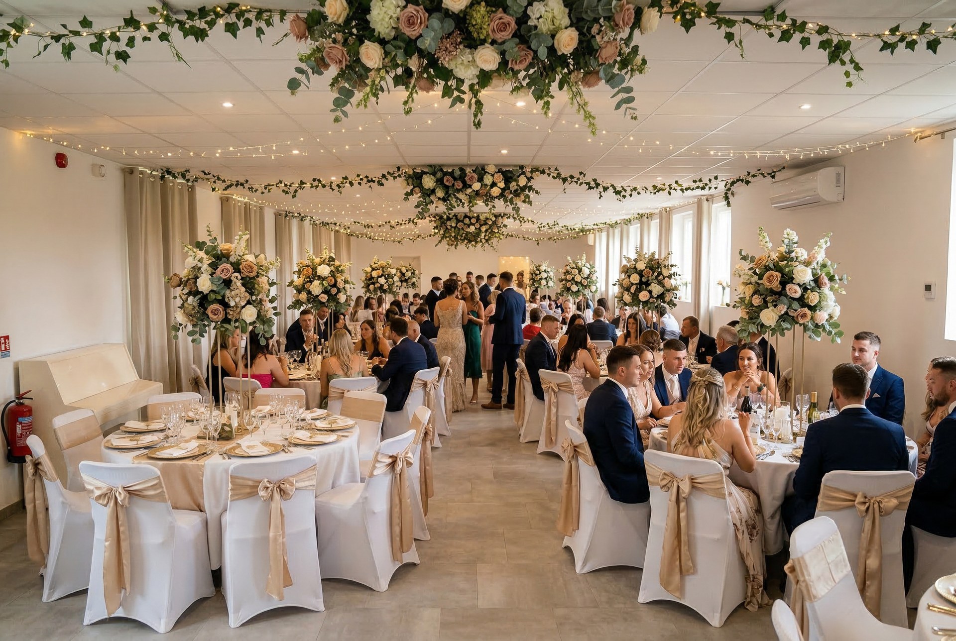 Réception de mariage dans la grande salle